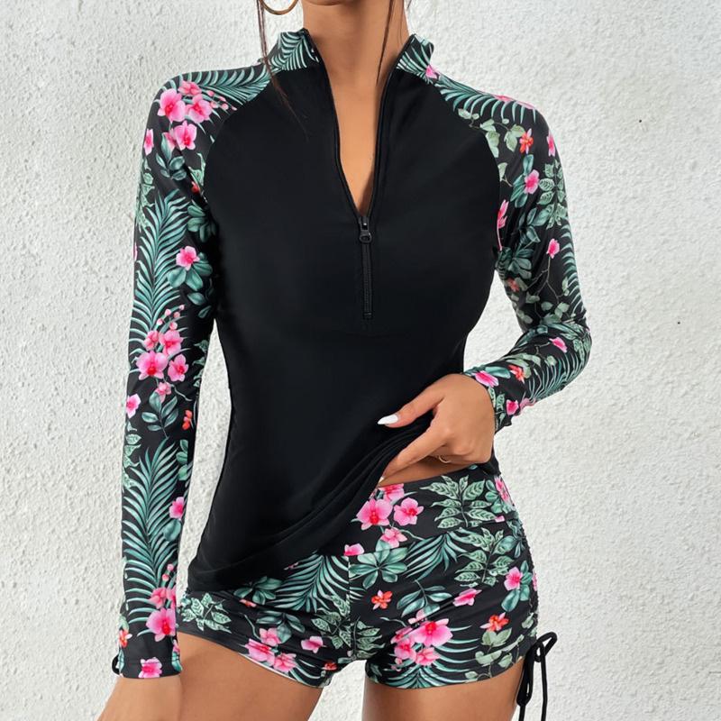 Sariah | Long-Sleeve Two-Piece Tankini Set