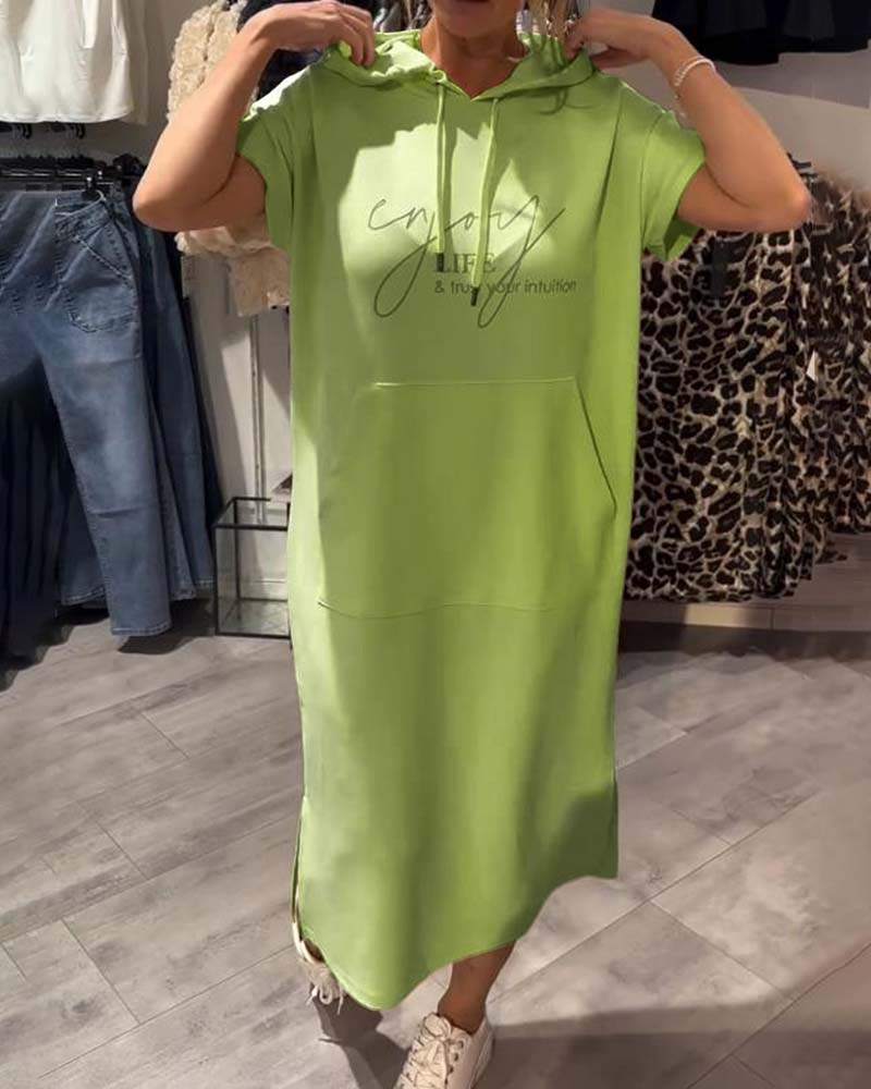 Audrey | Casual Dress with Hood