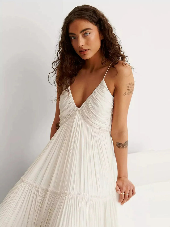 Lina | Cascade Maxi Dress