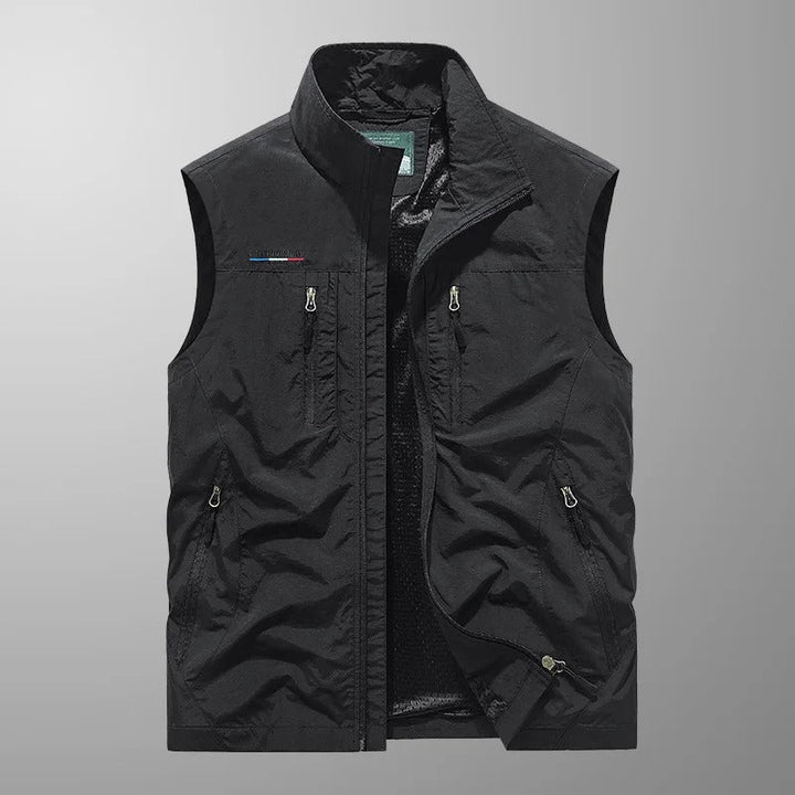 Axton | Multi-Pocket Breathable Outdoor Cargo Vest