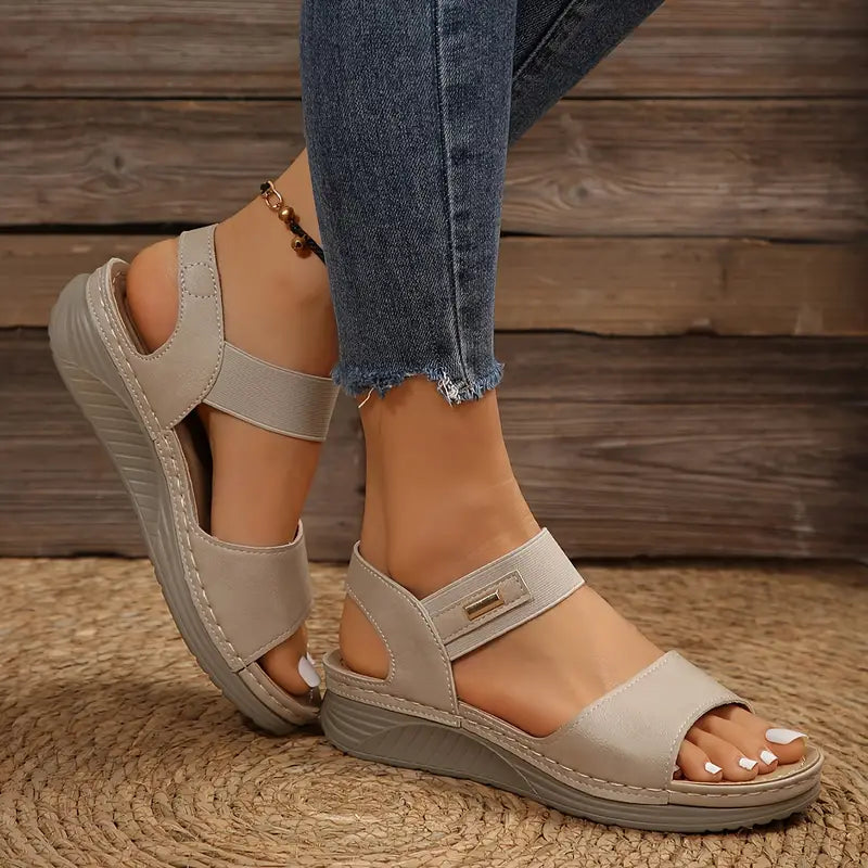 Paige | Comfort Cushioned Wedge Sandals