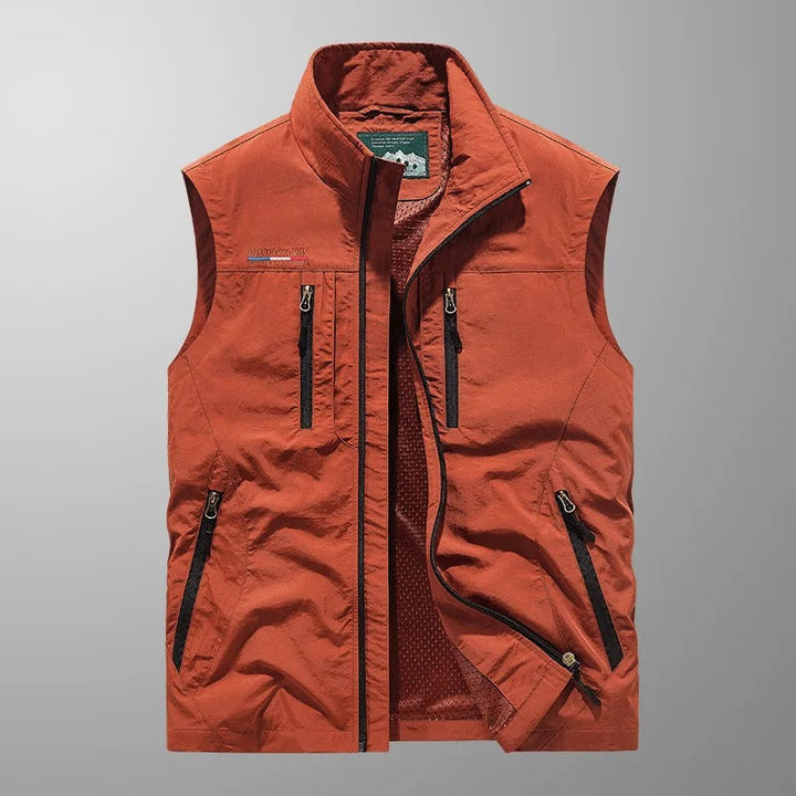 Axton | Multi-Pocket Breathable Outdoor Cargo Vest