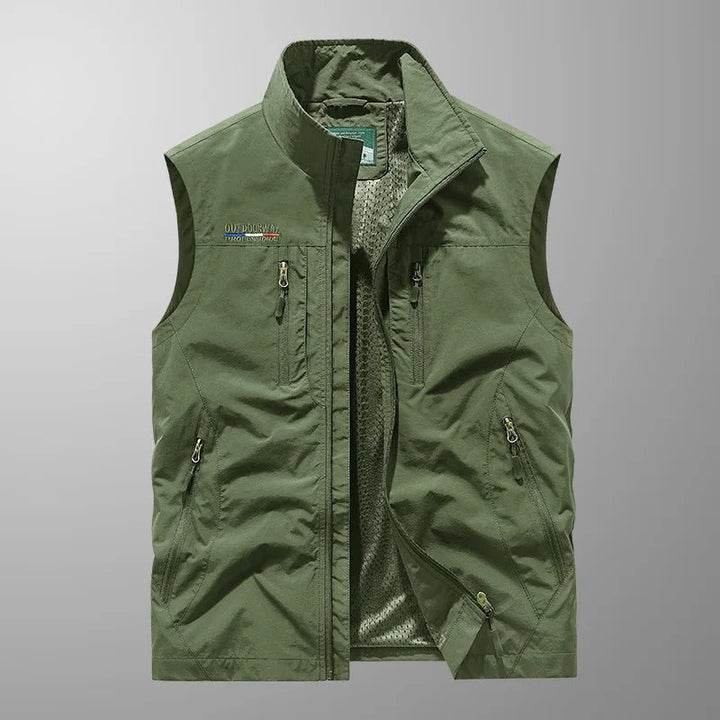 Axton | Multi-Pocket Breathable Outdoor Cargo Vest