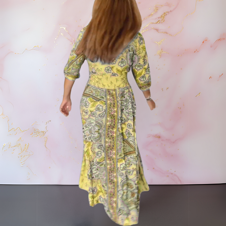 Calista | Elegant V-Neck Summer Dress