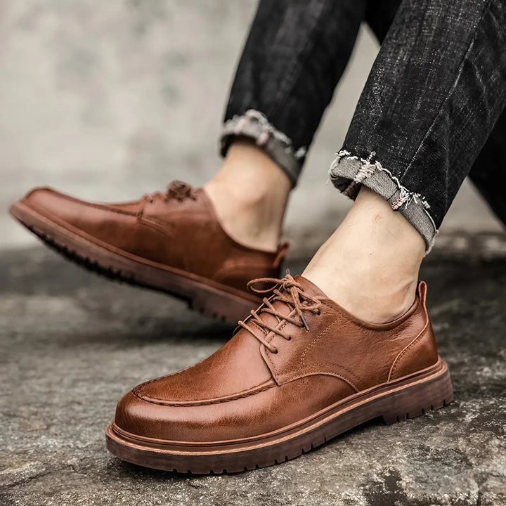 Edoardo | Classic Heritage Faux Leather Shoes