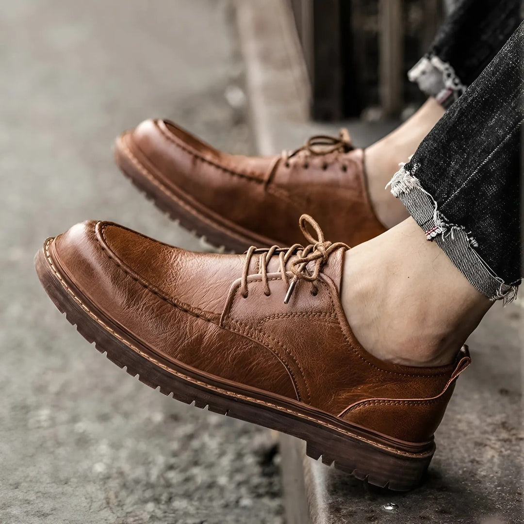 Edoardo | Classic Heritage Faux Leather Shoes