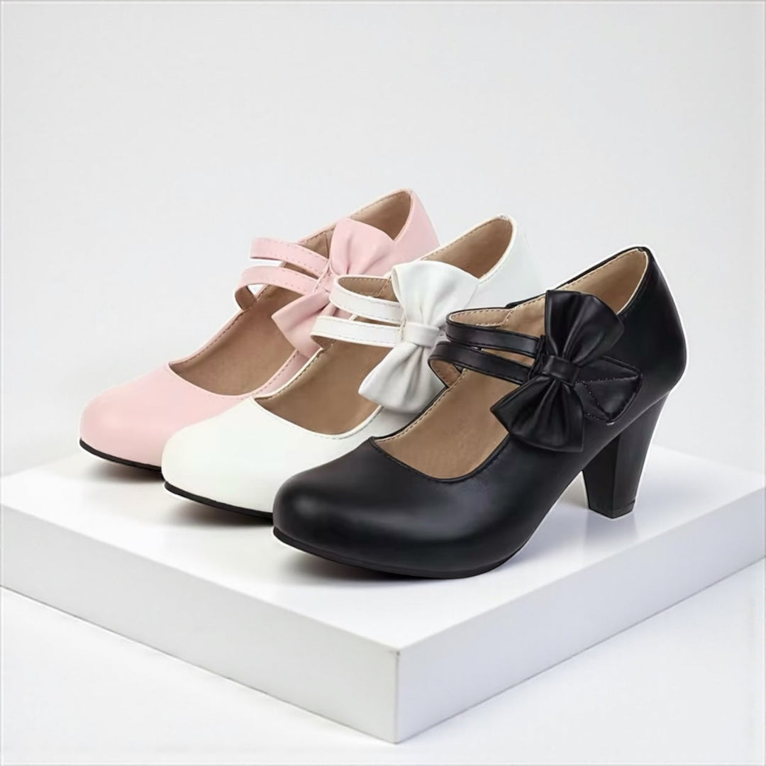 Olivia | Elegant Bow Heels