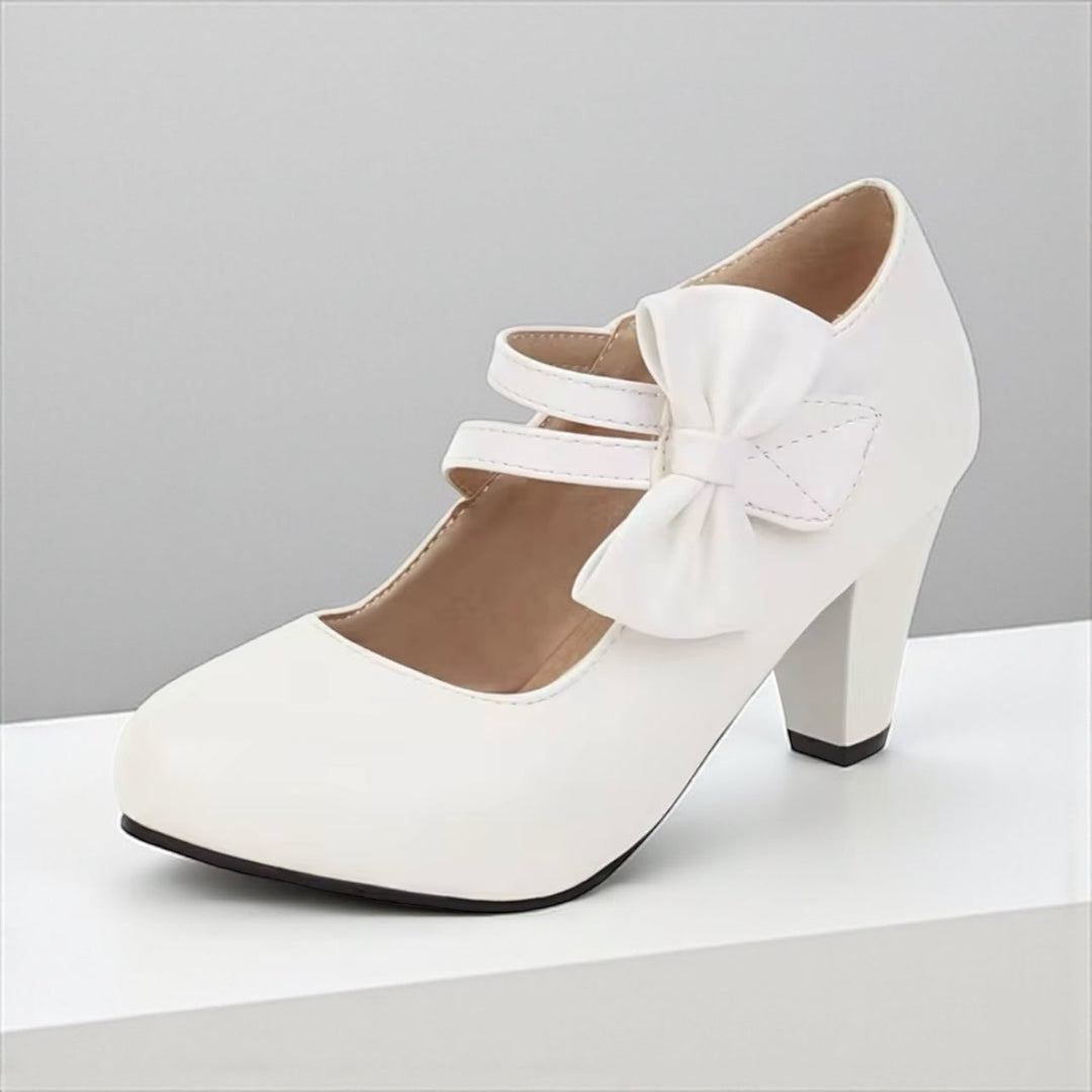 Olivia | Elegant Bow Heels