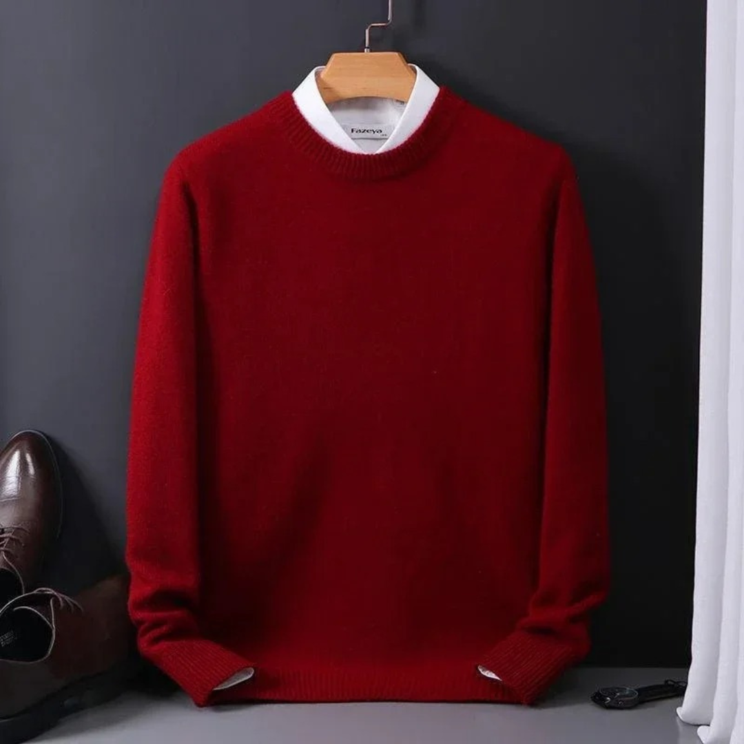 Thierry | Cashmere Round Neck Sweater