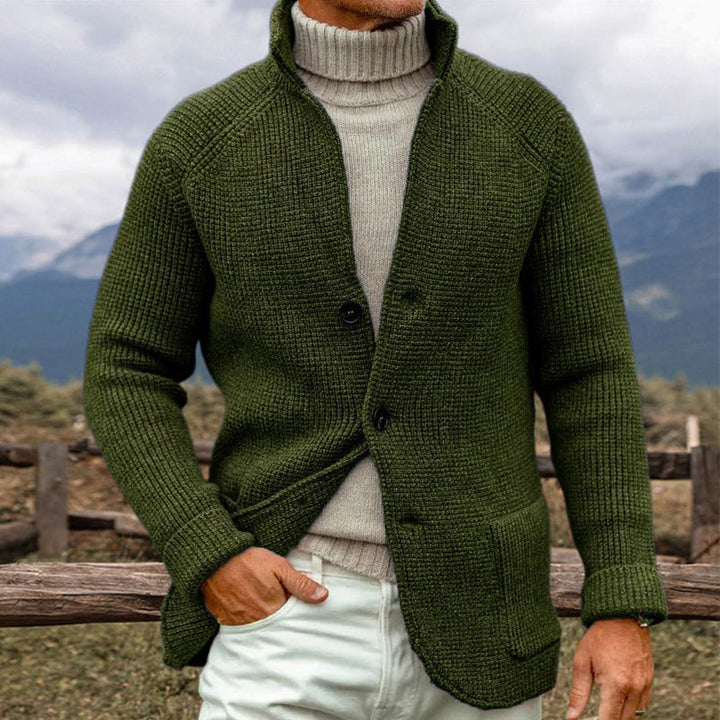Jett - KNIT CARDIGAN IN COARSE KNIT LOOK