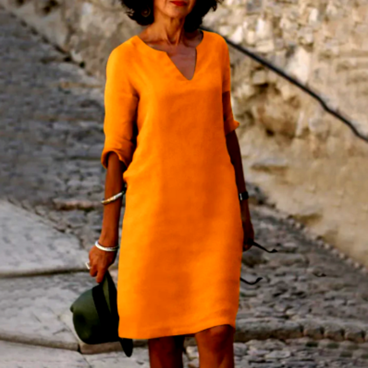 Alessia | Comfortable Linen Dress