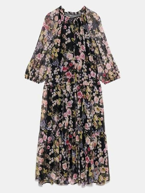 Calie | Floral Vintage Dress