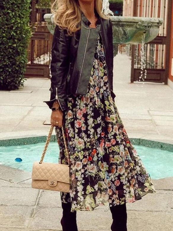 Calie | Floral Vintage Dress