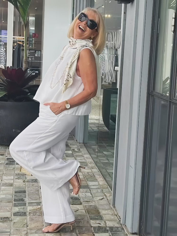 Annalise | Elegant Sleeveless Two-Piece Set