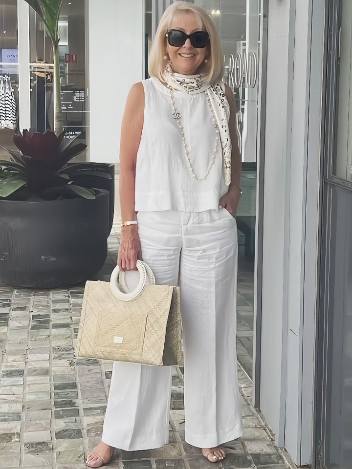 Annalise | Elegant Sleeveless Two-Piece Set