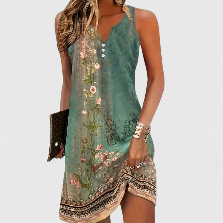 Maribel | Bohemian Sleeveless Dress