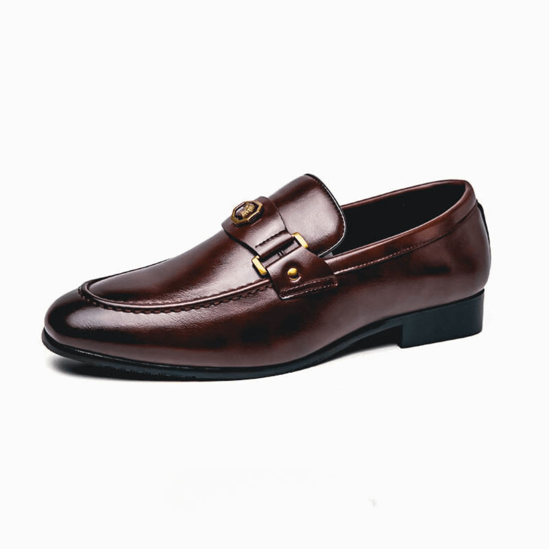 Eli | Classic Faux Leather Loafers