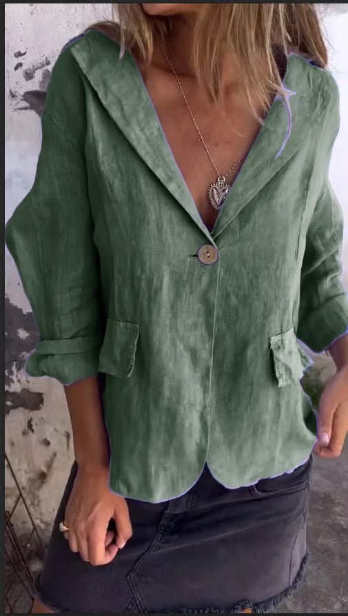 Ellie | Minimalist Blazer Top