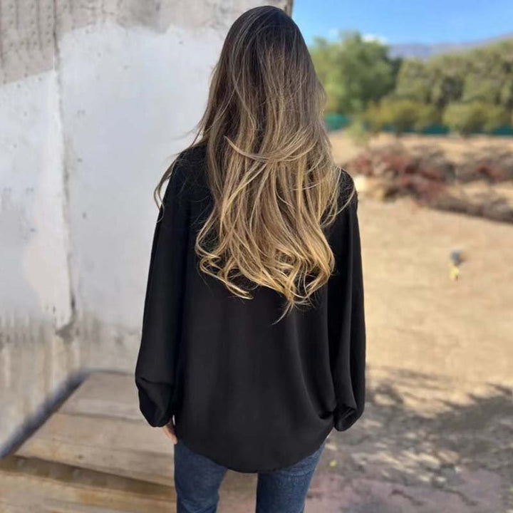 Elysa | Elegant Button Blouse