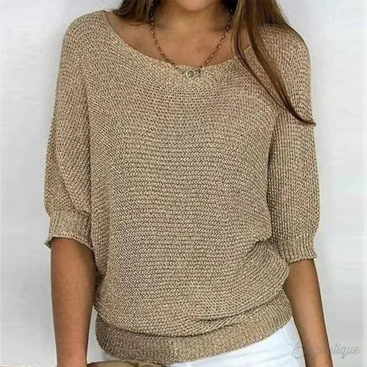 Eunice | Relaxed Knit Top