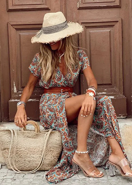 Lily | Bohemian Maxi Dress