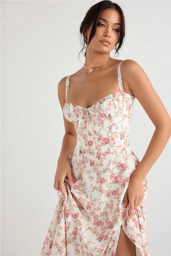 Lara | Colorful Midi Dress