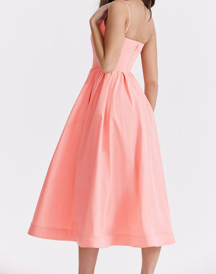 Paige | Elegant Dress with Skirt Detailing