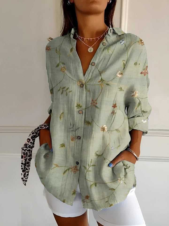 Madilyn | Printed Shirt with Buttons