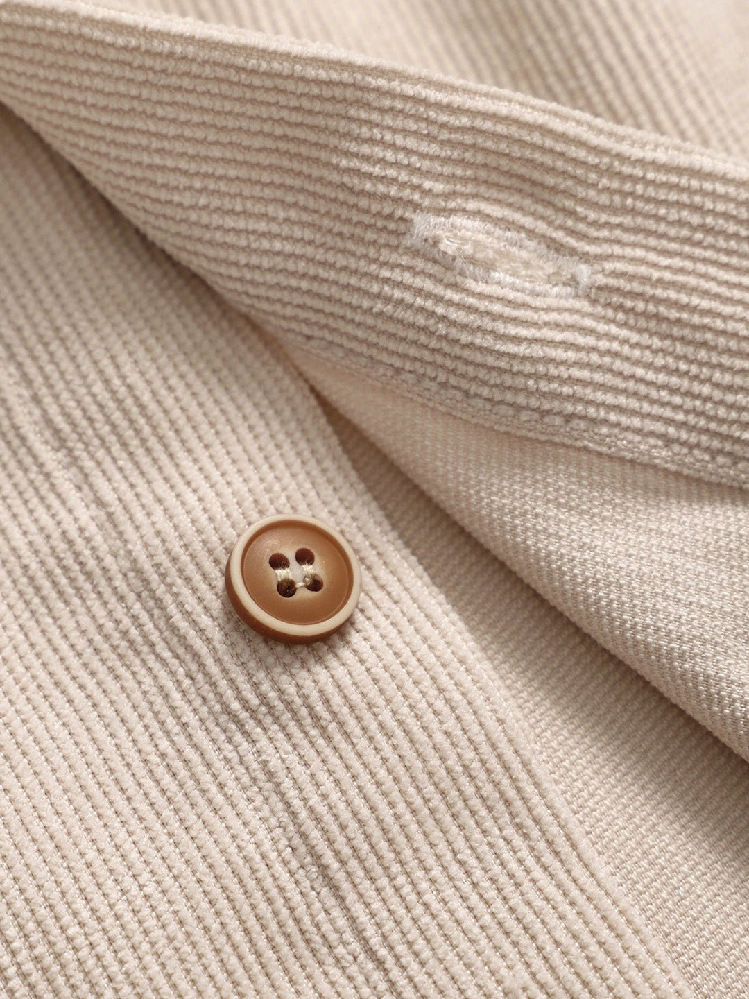 Men's Textured Corduroy Shirt + Pants Set