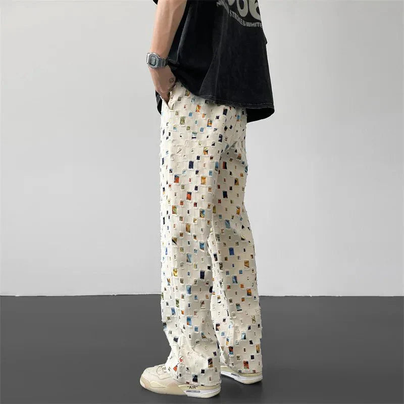 Mosaic Straight Fit Pants