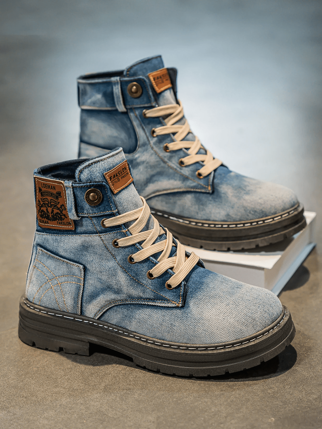 Otero | Stylish Denim Boots