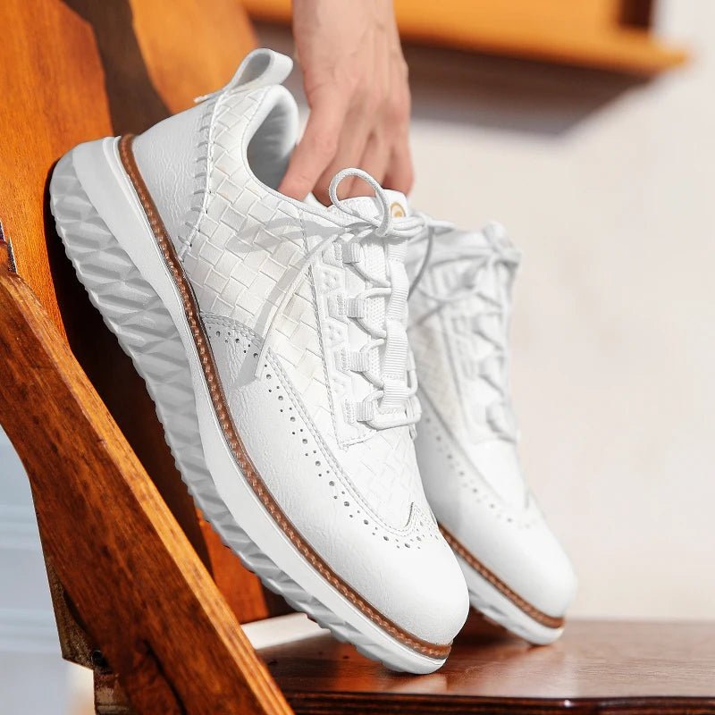 Oxford | Ridge Faux Leather Sneakers