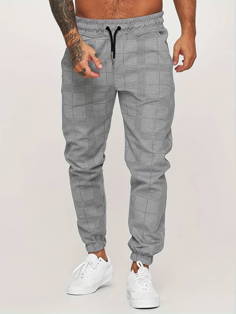 Stefano | Checkered Sweatpants