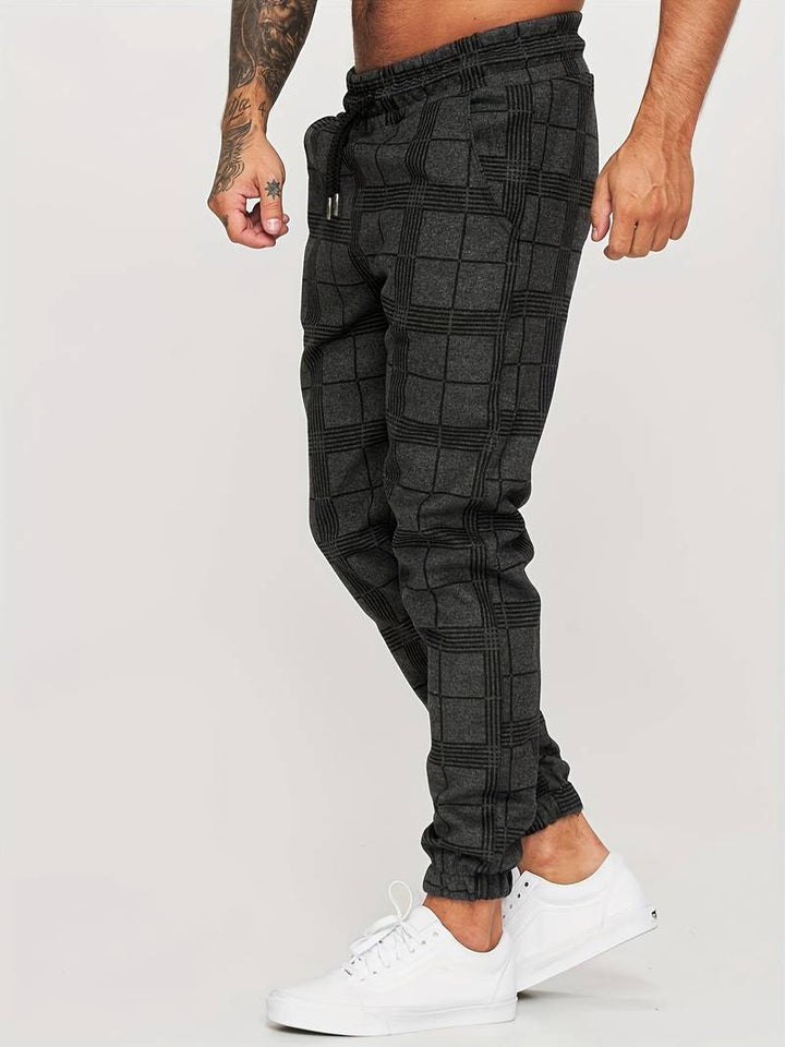 Stefano | Checkered Sweatpants
