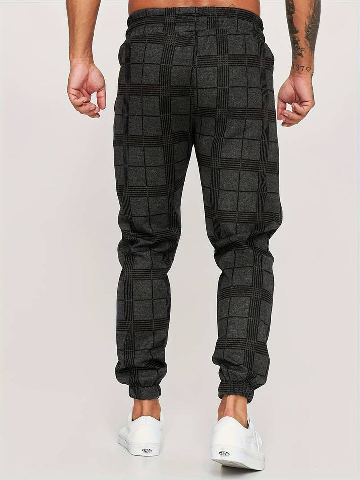 Stefano | Checkered Sweatpants