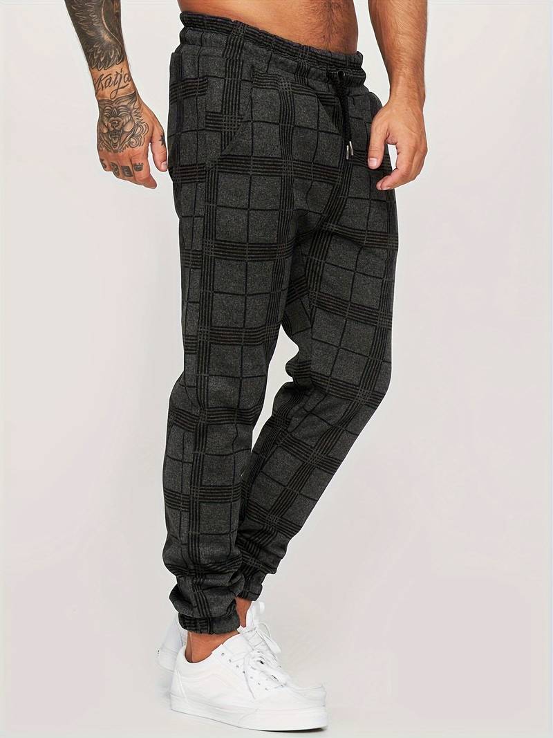 Stefano | Checkered Sweatpants