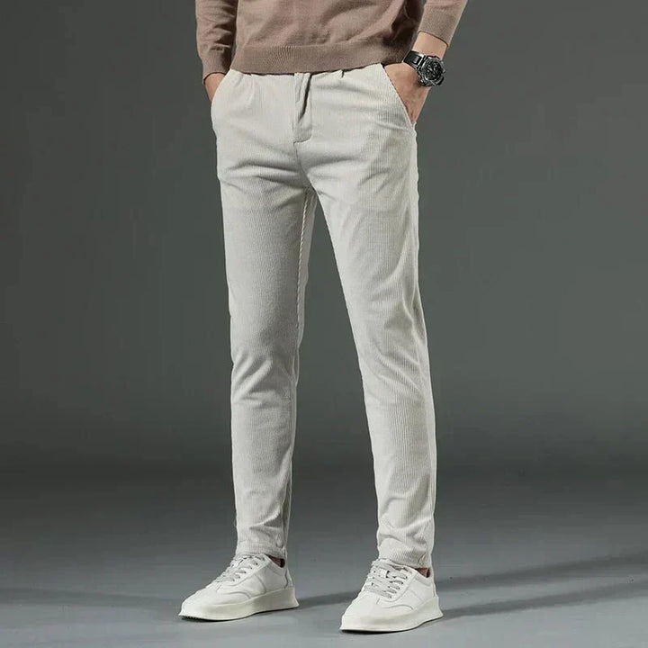 Tiziano | Elegant Classic Corduroy Trousers