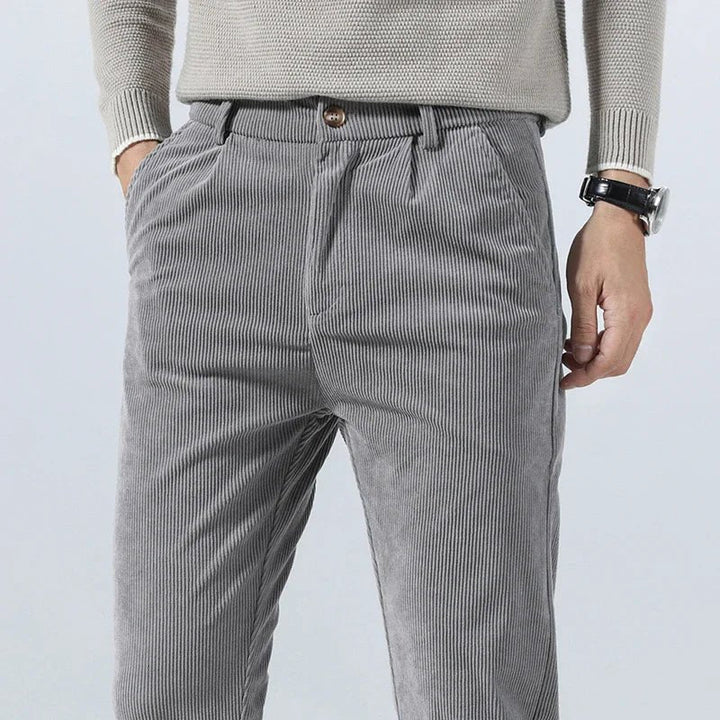 Tiziano | Elegant Classic Corduroy Trousers
