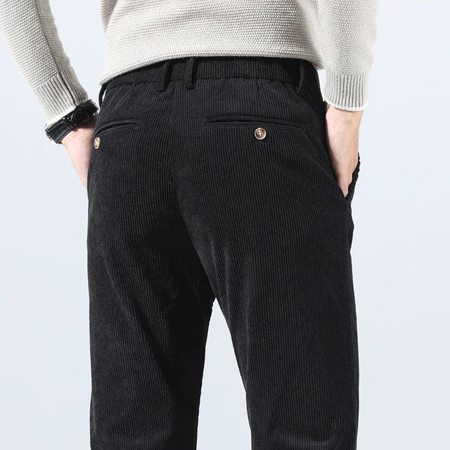 Tiziano | Elegant Classic Corduroy Trousers