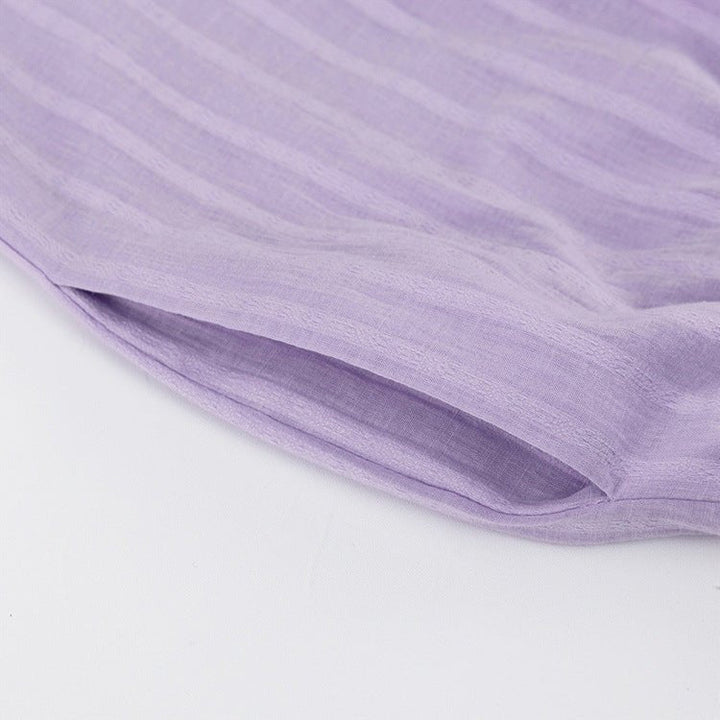 Lioren | Striped Button-Up Two-Piece Set