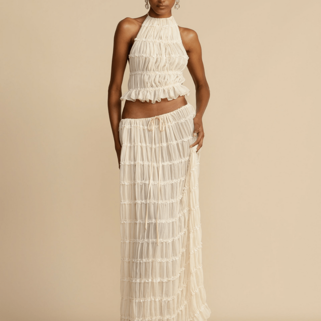 Selara | Elegant Pleated Summer Set